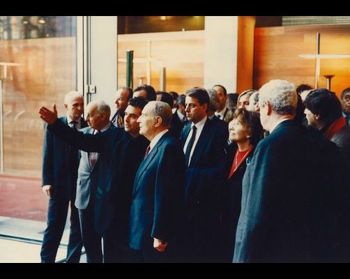 20 años de la inauguración de la BNF por François Mitterrand