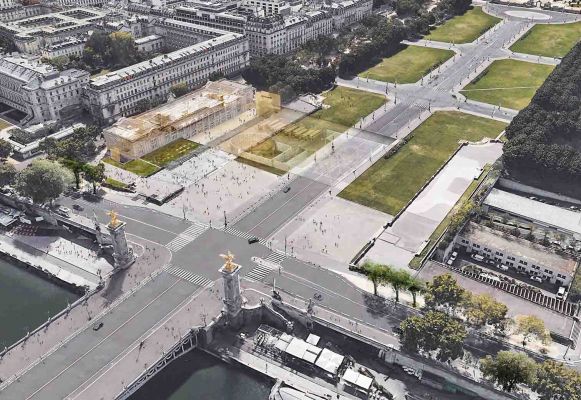 Reinventing Paris II - Aérog'Art, winning project for the transformation of the Esplanade des Invalides