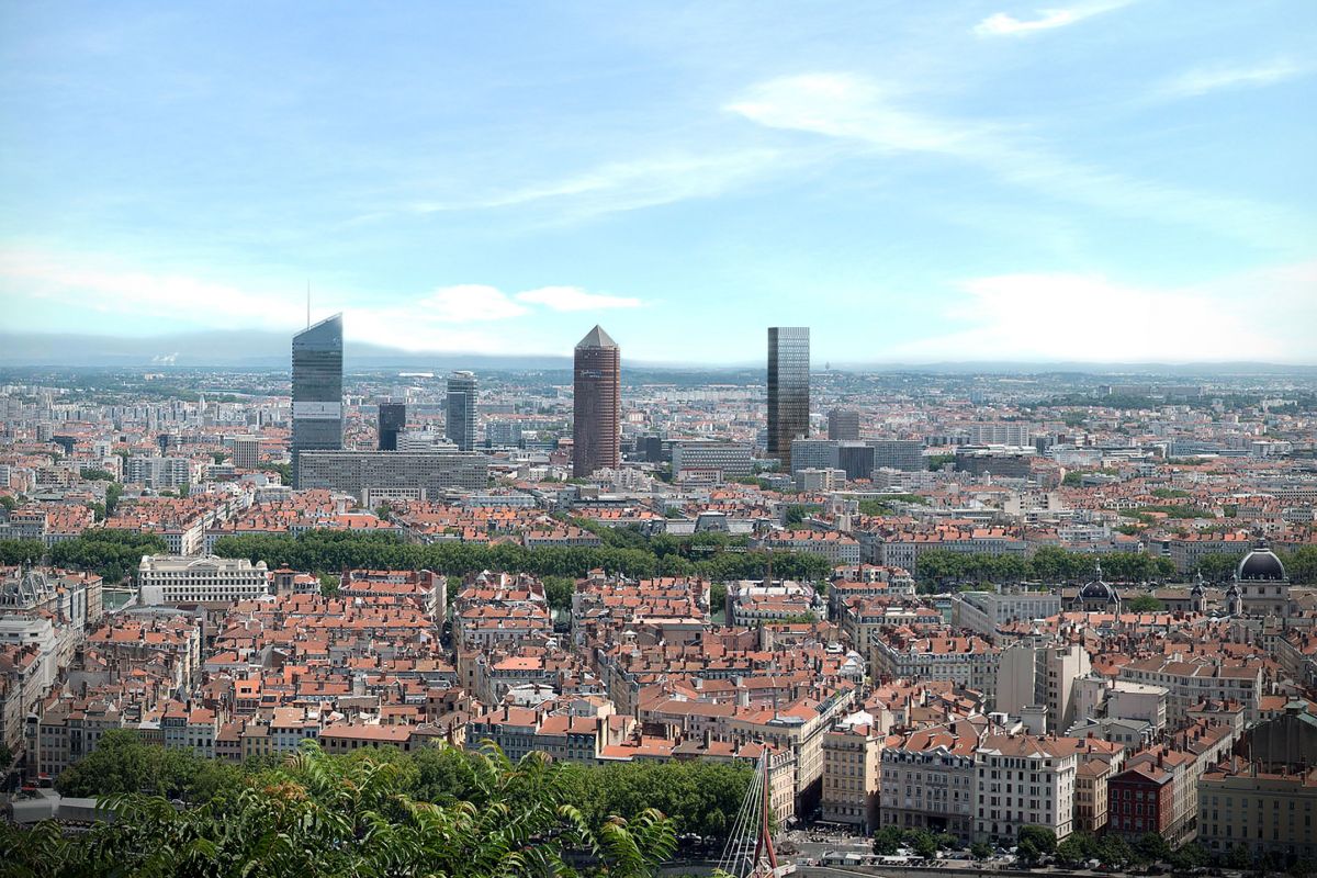 Dominique Perrault Architecture - Cluster of Hotels and offices, Lyon ...