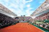 A retractable roof on suzanne lenglen tennis court